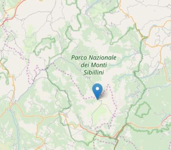 Scossa di magnitudo 3.0 nella notte: epicentro a Castelsantangelo sul Nera