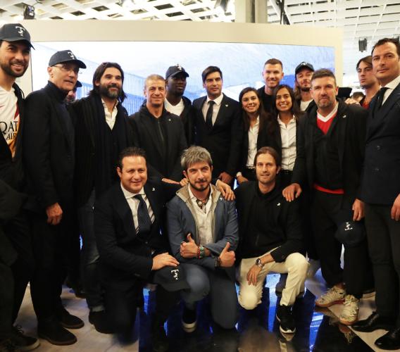 Tombolini celebra la partnership con l'As Roma al Pitti Uomo (FOTO)