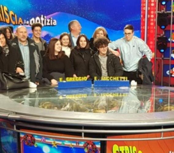 Tolentino, gli studenti del "Filelfo" in visita agli studi Mediaset grazie al Rotary