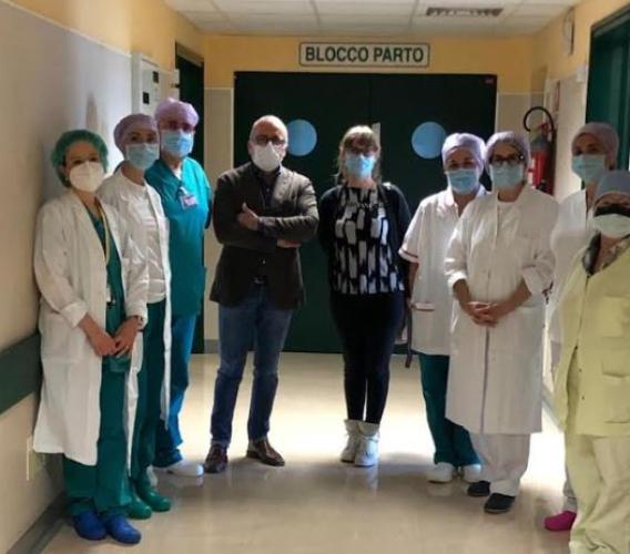 Civitanova, il Reparto di Ostetricia e Ginecologia riparte con un fiocco rosa: la prima nata è Sofia