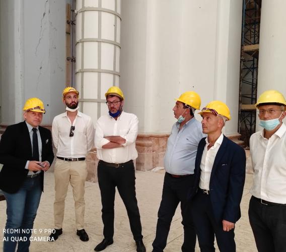 Lega, Giorgetti in visita nelle Marche: "Zona rossa di Camerino monumento all'incapacità del Pd"