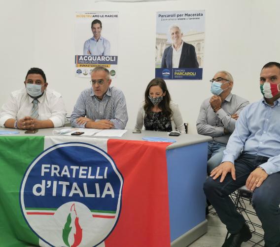 Macerata, Fratelli d'Italia in festa: "Voti triplicati rispetto a 5 anni fa" (VIDEO)