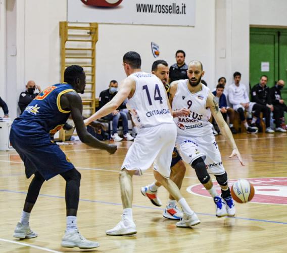 Basket, passo falso per la Rossella Civitanova: Giulianova vince di misura