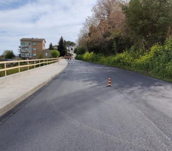 Frana lungo la Provinciale "Corridoniana": terminati i lavori per un importo di 200mila euro