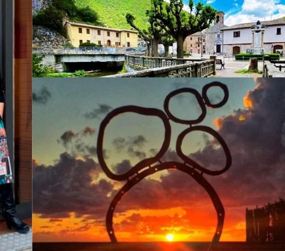 Pioraco, arrivano i "Baci Sospesi" dell'artista Barbara Sbrocca: opere su cui lasciare messaggi d'amore