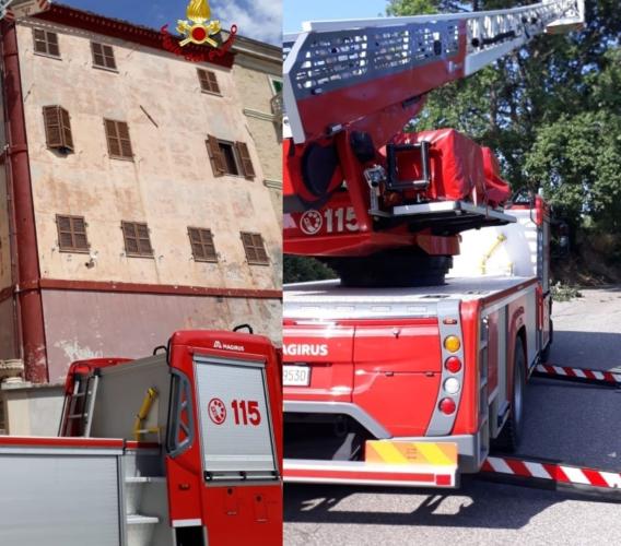 Forte vento colpisce le province di Macerata e Ancona, completati i lavori: 230 gli interventi