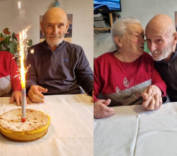 Maria e Renato, un amore lungo 60 anni: nozze di diamante a Montefano
