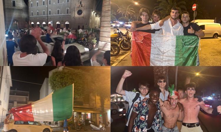 L'Italia vola in finale agli Europei: esplode la festa a Civitanova e Macerata (FOTO e VIDEO)