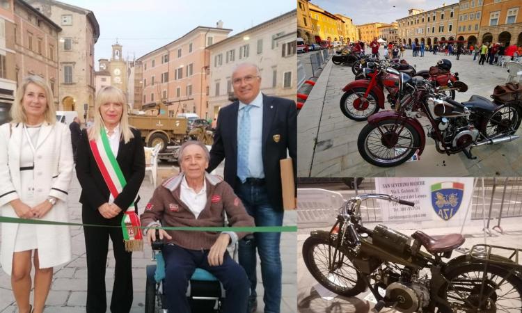 San Severino, i 100 anni della Moto Guzzi festeggiati in piazza del Popolo